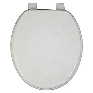 Poseidon Tapa de WC Kimo (MDF, Blanco, Sin caída amortiguada)