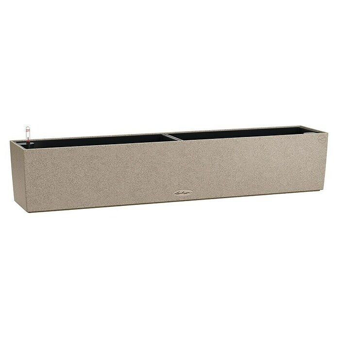 Lechuza Balconera Balkonkasten Stone (Max. Außenlänge: 100 cm, Höhe: 19 cm, Sandbeige) | BAUHAUS