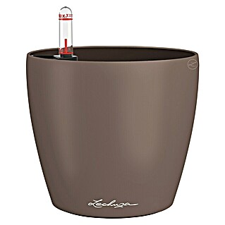Lechuza Classico Pflanztopf Color (Außenmaß (Ø x H): 15,2 x 13,7 cm, Kunststoff, Muskat)
