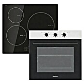 Apelson Set de horno y zona de cocción AMM 5001 X (Volumen horno: 73 l, Número de zonas de temperatura: 3 ud., Negro/Acero inoxidable) | BAUHAUS