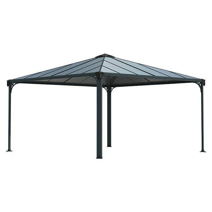 Palram Pavillon Palermo 4300 (429 x 429 x 298 cm, Anthrazit)
