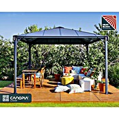 Palram Pavillon Palermo 3600 (3,6 x 3,6 x 2,95 m, Anthrazit)
