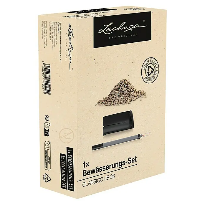 Lechuza Bewässerungs-Set Classico LS - Kunststoff, Passend für: Classico LS 28 - Lechuza Bewässerungs-Set Box mit Granulat, Systemteilen und Wasserstandsanzeiger für Classico LS 28.