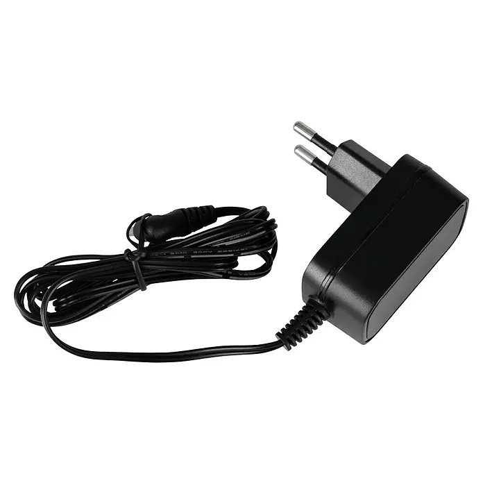 Eglo Transformador LED Adapter - 24 V, Negro - Adaptador de corriente negro con cable enrollado.