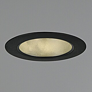 Trio Lighting Foco LED empotrable Virunga (6 W, Blanco cálido, Diámetro: 12 cm, Negro)