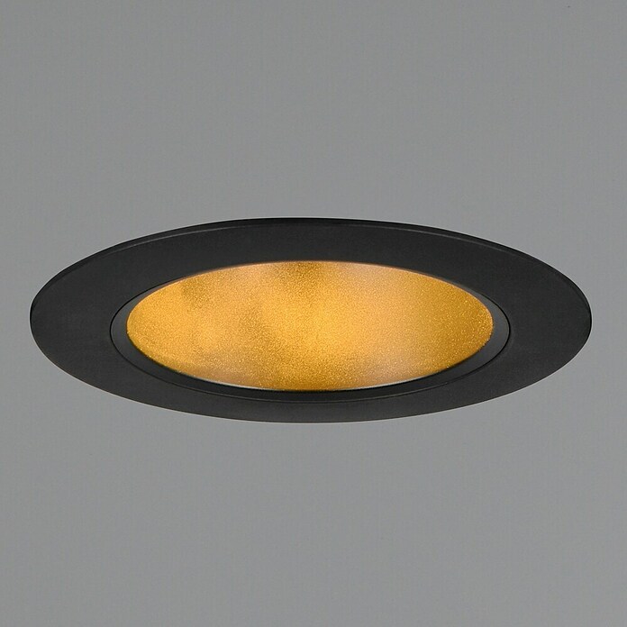 Trio Lighting Foco LED empotrable Virunga (6 W, Blanco cálido, Diámetro: 12 cm, Negro) | BAUHAUS