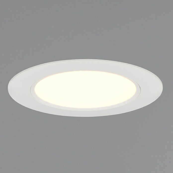 Trio Lighting Foco LED empotrable Virunga (6 W, Blanco cálido, Diámetro: 12 cm, Blanco) | BAUHAUS