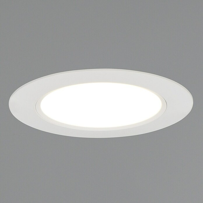Trio Lighting Foco LED empotrable Virunga (6 W, Blanco cálido, Diámetro: 12 cm, Blanco) | BAUHAUS