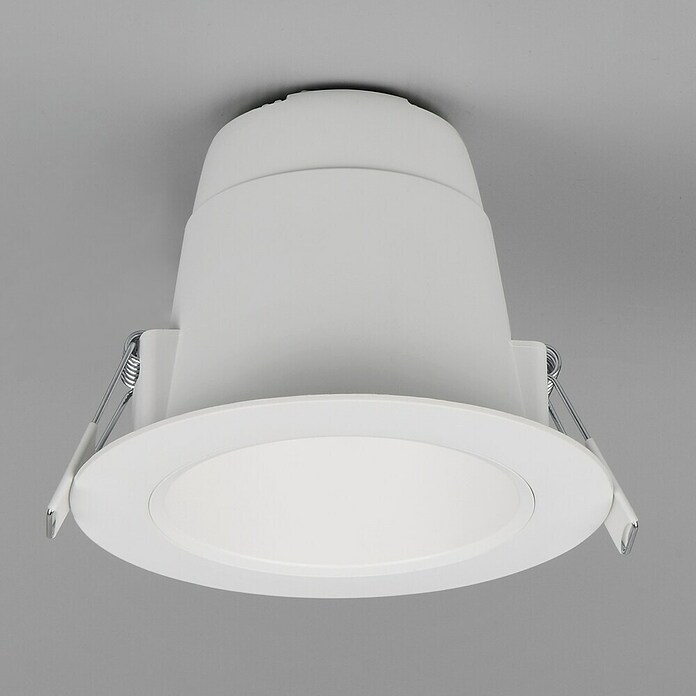 Trio Lighting Foco LED empotrable Virunga (6 W, Blanco cálido, Diámetro: 12 cm, Blanco) | BAUHAUS