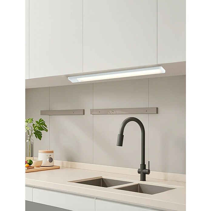 Eglo Lámpara LED bajo mueble Repilado 2 (L x An x Al: 57 x 5 x 1,3 cm, Blanco) | BAUHAUS