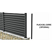 Placa de cierre para valla Ventia (Altura: 150 cm, Aluminio, Específico para: Sistema de vallado Ventia) | BAUHAUS
