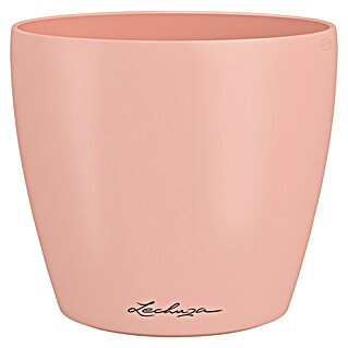 Lechuza Classico Übertopf rund Color SINGLE (Außenmaß (Ø x H): 15 x 14 cm, Kunststoff, Magnolie)
