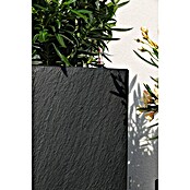 Lechuza Canto Pflanzsäule eckig Slatestone (Außenmaß (L x B x H): 30 x 30 x 56 cm, Kunststoff, Dunkelgrau) | BAUHAUS