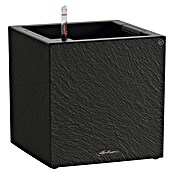 Lechuza Canto Pflanzkübel eckig Slatestone (Außenmaß (L x B x H): 30 x 30 x 30 cm, Kunststoff, Dunkelgrau) | BAUHAUS