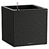 Lechuza Canto Pflanzkübel eckig Slatestone (Außenmaß (L x B x H): 40 x 40 x 40 cm, Kunststoff, Dark Grey) | BAUHAUS