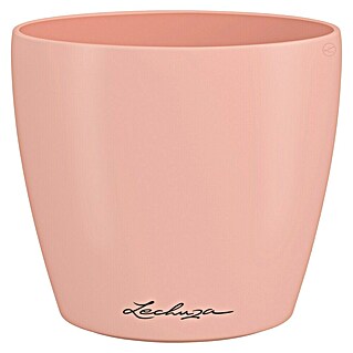 Lechuza Classico Übertopf rund Color SINGLE (Außenmaß (Ø x H): 11 x 10 cm, Kunststoff, Magnolie)