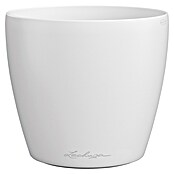 Lechuza Classico Übertopf rund Color SINGLE (Außenmaß (Ø x H): 15 x 14 cm, Kunststoff, Weiß) | BAUHAUS