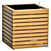 Lechuza Palo Pflanzkübel eckig Natural Wood 