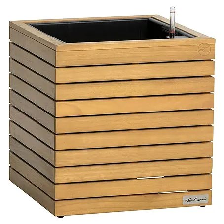 Lechuza Palo Pflanzkübel eckig Natural Wood