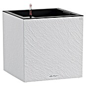 Lechuza Canto Pflanzkübel eckig Slatestone (Außenmaß (L x B x H): 40 x 40 x 40 cm, Kunststoff, Lichtgrau) | BAUHAUS