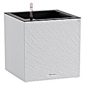 Lechuza Canto Pflanzkübel eckig Slatestone (Außenmaß (L x B x H): 30 x 30 x 30 cm, Kunststoff, Lichtgrau) | BAUHAUS