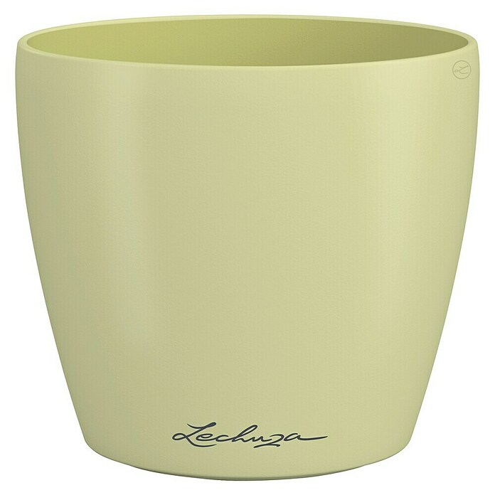 Lechuza Classico Übertopf rund Color SINGLE (Außenmaß (Ø x H): 13 x 12 cm, Kunststoff, Linde) | BAUHAUS