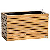 Lechuza Palo Pflanzkasten Natural Wood (Außenmaß (L x B x H): 46 x 37 x 78,5 cm, Holz, Braun) | BAUHAUS
