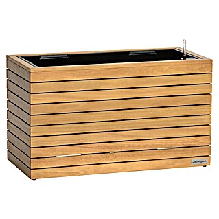 Lechuza Palo Pflanzkasten Natural Wood (Außenmaß (L x B x H): 46 x 37 x 78,5 cm, Holz, Braun)