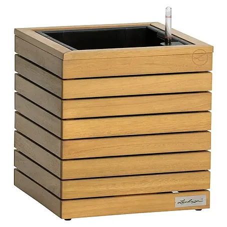 Lechuza Palo Pflanzkübel eckig Natural Wood