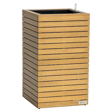 Lechuza Palo Pflanzkübel eckig Natural Wood