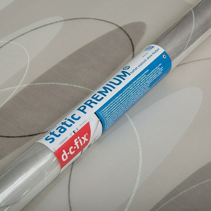 D-c-fix Static Premium Glasfolie Meterware Static Premium (Breite: 45 cm, Findus, Statisch haftend)