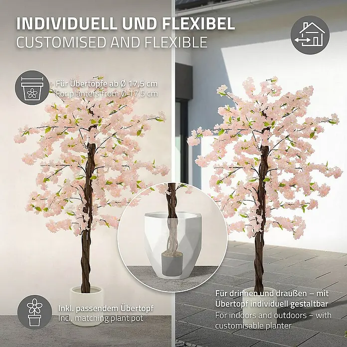ML-Design Kunstpflanze Knstliche Pflanze fr Wohnrume & Garten dekorative  Zimmerpflanze online kaufen bei BAUHAUS