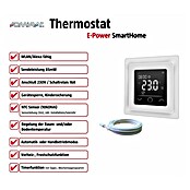 Thermostat E-Power Alexa (Digital, Beheizbare Fläche: 20 m²) | BAUHAUS