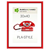 Okvir za slike Pla-Style (Crvena, 30 x 40 cm, Plastika)