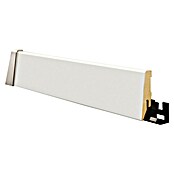 LOGOCLIC Sockelleiste K58 C Weiß matt (2,6 m x 18 mm x 58 mm, Gerade)