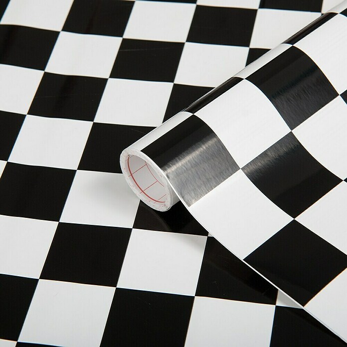 D-c-fix Black LINE Designfolie Black LINE (Monza, Schwarz, 200 x 45 cm, Selbstklebend)