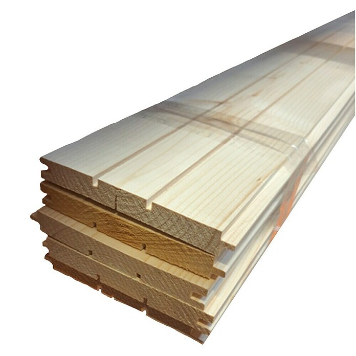 Pabst Profilholz Schiffsboden (Fichte, L x B x S: 3 m x 116 mm x 19 mm, Natur)