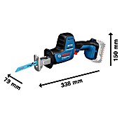 Bosch Professional AMPShare 18V Akumulatorska sabljasta žaga PRO GSA 18V-24  (18 V, Brez baterije, 0 /min - 3.100 /min) | 2265 - Akku Säge | BBDD - Stichsägen/Multisägen | BBD - Elektro WZ/Großmaschinen | BB - ElektroWZ/Großmaschinen | B - Werkz/Masch/Maschzubeh/Auto | BAUHAUS