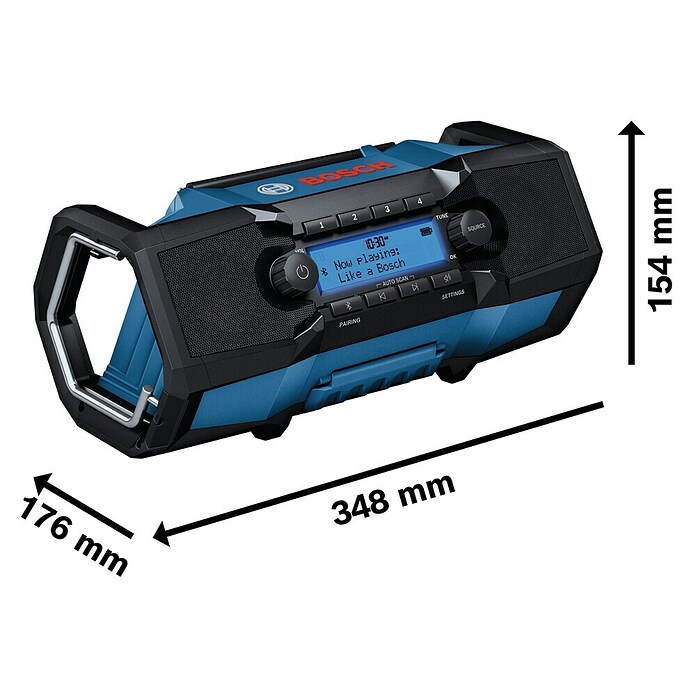 Bosch Professional AMPShare 18V Akku-Radio GPB 18V- 3 SC (18 V, Ohne Akku) | BAUHAUS