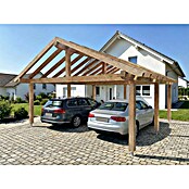 Carport Abies (Satteldach, Carport geeignet für: PKWs, Länge: 6 m, Einfahrtsbreite: 6 m) | BAUHAUS