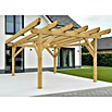 Carport Abies (Pultdach, Carport geeignet für: PKWs, Länge: 3 m, Einfahrtsbreite: 4,5 m) | BAUHAUS