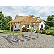 Carport Abies (Satteldach, Carport geeignet für: PKWs, Länge: 6 m, Einfahrtsbreite: 3 m) | BAUHAUS