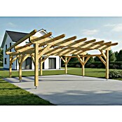 Carport Abies (Pultdach, Carport geeignet für: PKWs, Länge: 5,5 m, Einfahrtsbreite: 6 m) | BAUHAUS