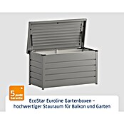 EcoStar Euroline Gartenbox Euroline 1320 (H x B x T: 72,5 x 136 x 67,2 cm, Grau, Stahl) | BAUHAUS