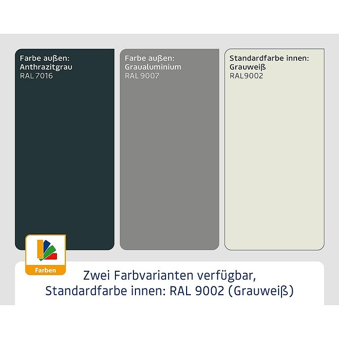 EcoStar Euroline Gartenbox Euroline 1620 (H x B x T: 87,2 x 166 x 72,5 cm, Grau, Stahl) | BAUHAUS