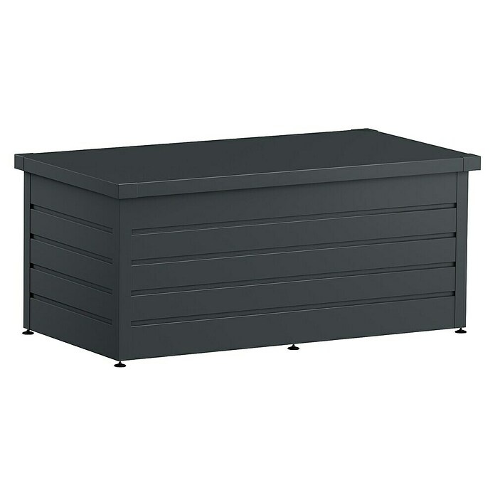 EcoStar Euroline Gartenbox Euroline 1620 (H x B x T: 87,2 x 166 x 72,5 cm, Anthrazit, Stahl) | BAUHAUS