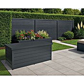 EcoStar Euroline Gartenbox Euroline 1620 (H x B x T: 87,2 x 166 x 72,5 cm, Anthrazit, Stahl) | BAUHAUS