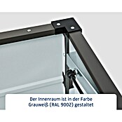 EcoStar Euroline Gartenbox Euroline 1320 (H x B x T: 72,5 x 136 x 67,2 cm, Anthrazit, Stahl) | BAUHAUS