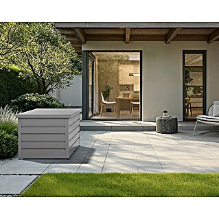 EcoStar Euroline Gartenbox Euroline 1620 (H x B x T: 87,2 x 166 x 72,5 cm, Grau, Stahl)