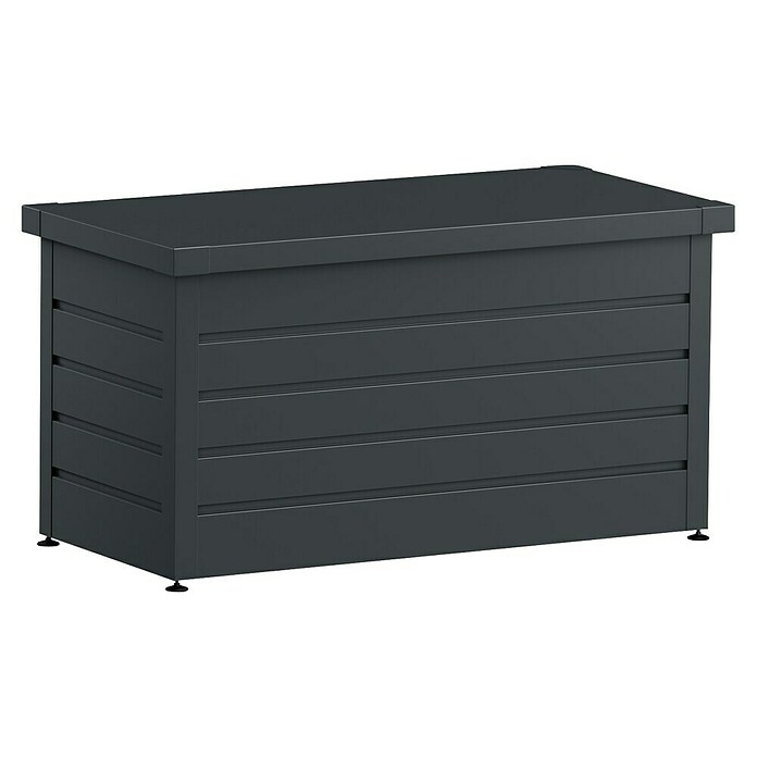 EcoStar Euroline Gartenbox Euroline 1320 (H x B x T: 72,5 x 136 x 67,2 cm, Anthrazit, Stahl) | BAUHAUS